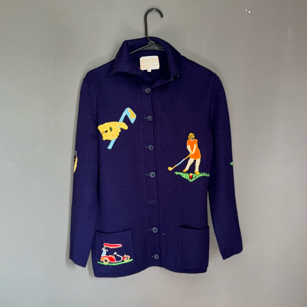 Andreno Argentov Golf Design Sweater. Size Large